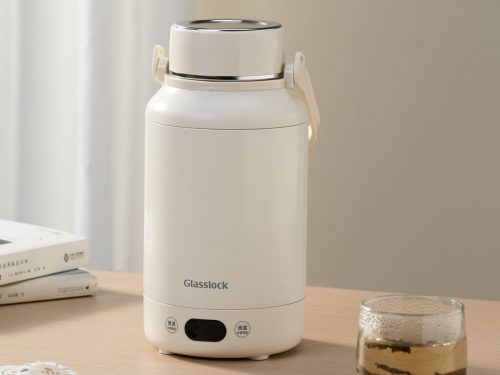 Glasslock便攜式燒水壺保溫一體家用旅行全自動加熱電煮恒溫水杯